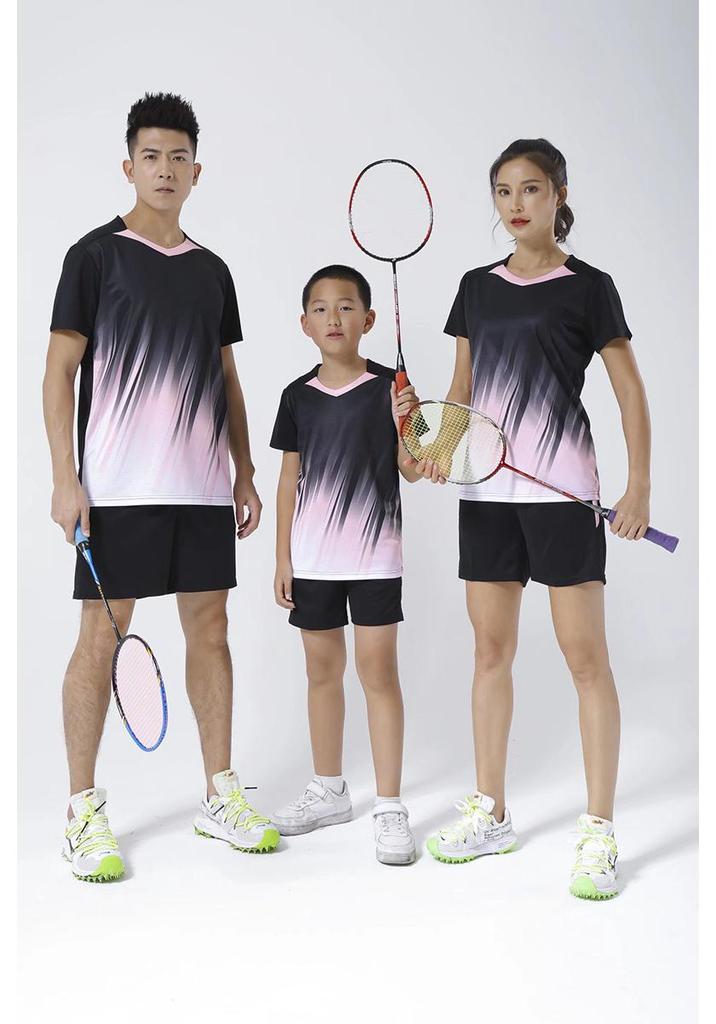 Men's and Women's Table Tennis, Tennis, Badminton, and Volleyball Sportswear Set