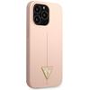 Guess Guhcp13Lsltgp Iphone 13 Pro / 13 6,1 Różowy/Pink Hardcase Silicone Triangle