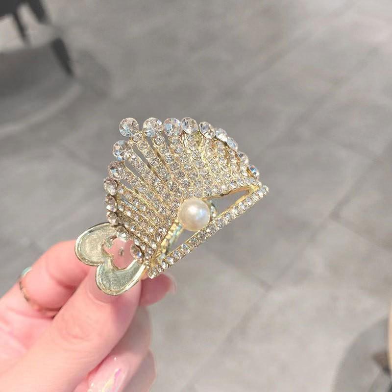 Hoher Pferdeschwanz Perle Schmetterling Haarnadel Klemme