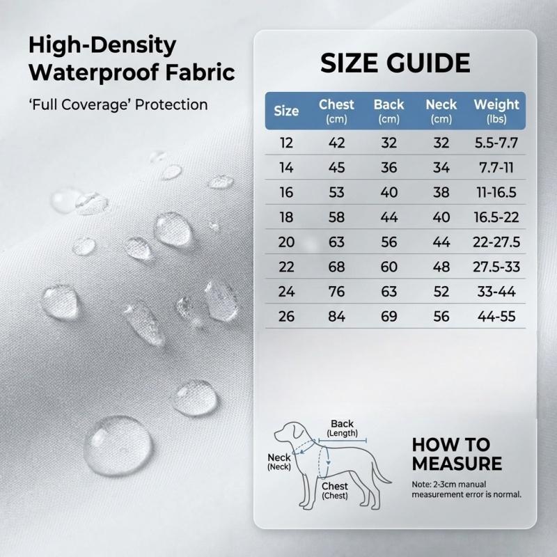 Outdoor Dog Raincoat Jumpsuit Waterproof Dog Suits Rain Cape For Medium Big Dogs Four Corner Hooded Jacket Poncho Pet Rain Coat