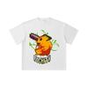 260 GSM Double Yarn 32 Count 100% Cotton Chainsaw Man V36 Denji Pochita Print Unisex Heavy Cotton T Shirt