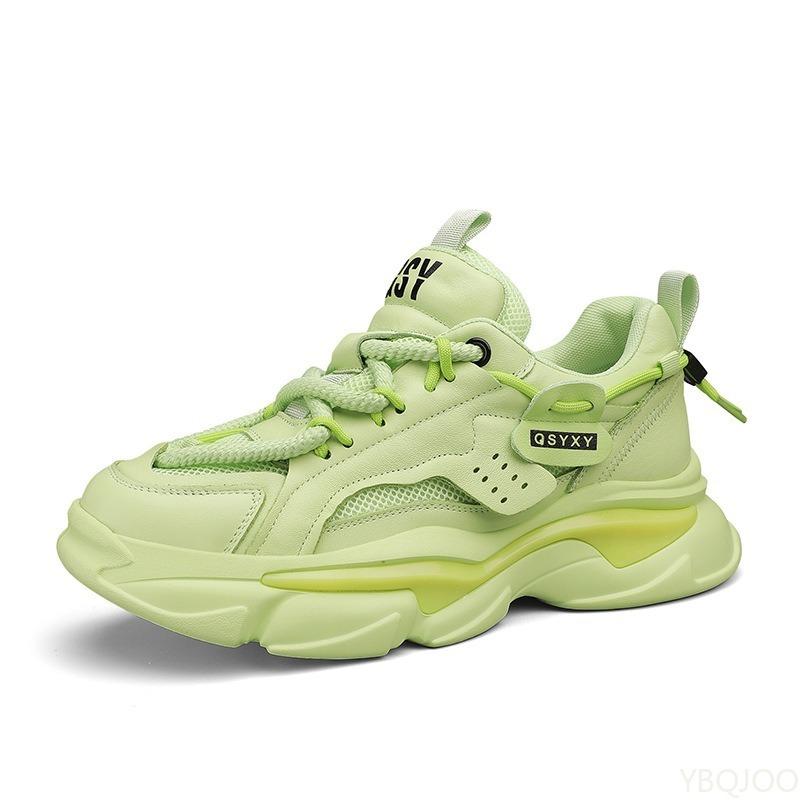 New Spring Outdoor Running New Men Soft Soles Comfortable Sneakers Men's Lightweight Breathable Thick Soled Casual Sneakers