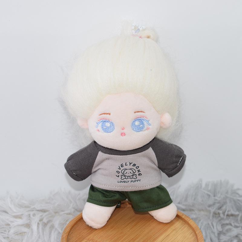Available Doll Clothes: 10CM 20CM Cotton Hoodie Set for Normal or Chubby Star Dolls.