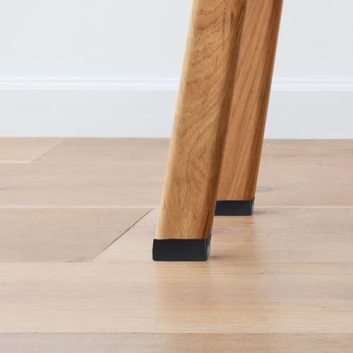 2x4 Wood Post End Caps - 4pcs 1.5" x 3.5" Post Caps (1-1/2" x 3-1/2") Rubber Floor Protectors, Waterproof, Anti-friction, Suitable for Table Legs, Cha