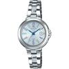 Casio SHW-5100D-7AJF Solar Radio Women's Watch Silver Stainless Steel 50m Water Resistant