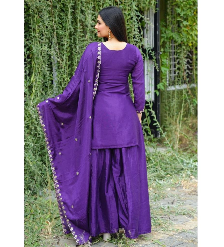 Bollywood Party Wear Sharara Salwar Suit Indian Pakistani Designer Salwar Kameez