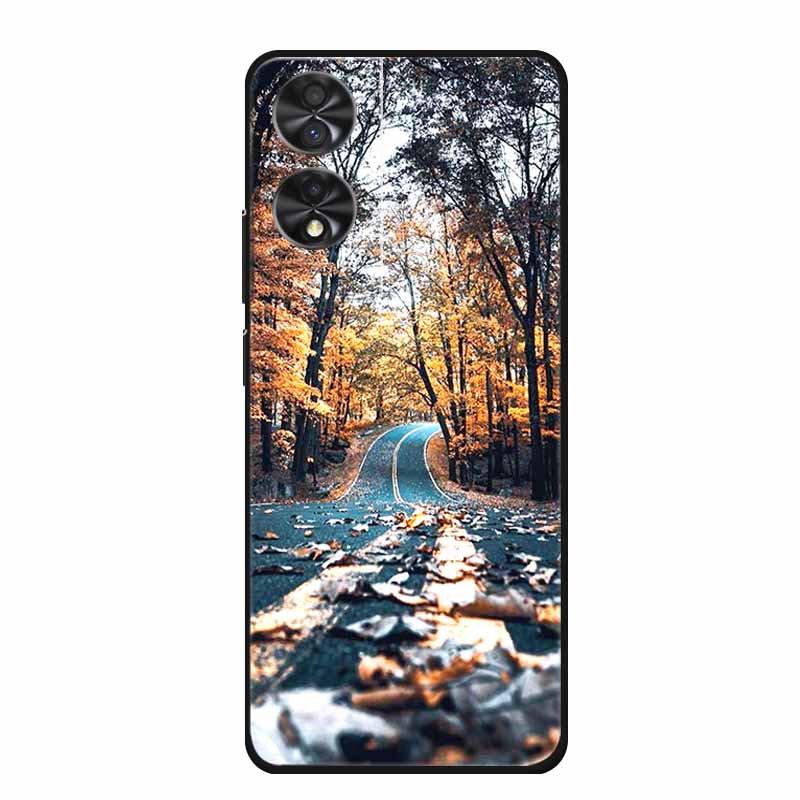 Para TCL 40 NxtPaper 4G 6.78" Funda Animales TPU Silicona Suave Fundas de Teléfono Cubierta para TCL40 NxtPaper Protector Lobo Dibujos Animados Coque