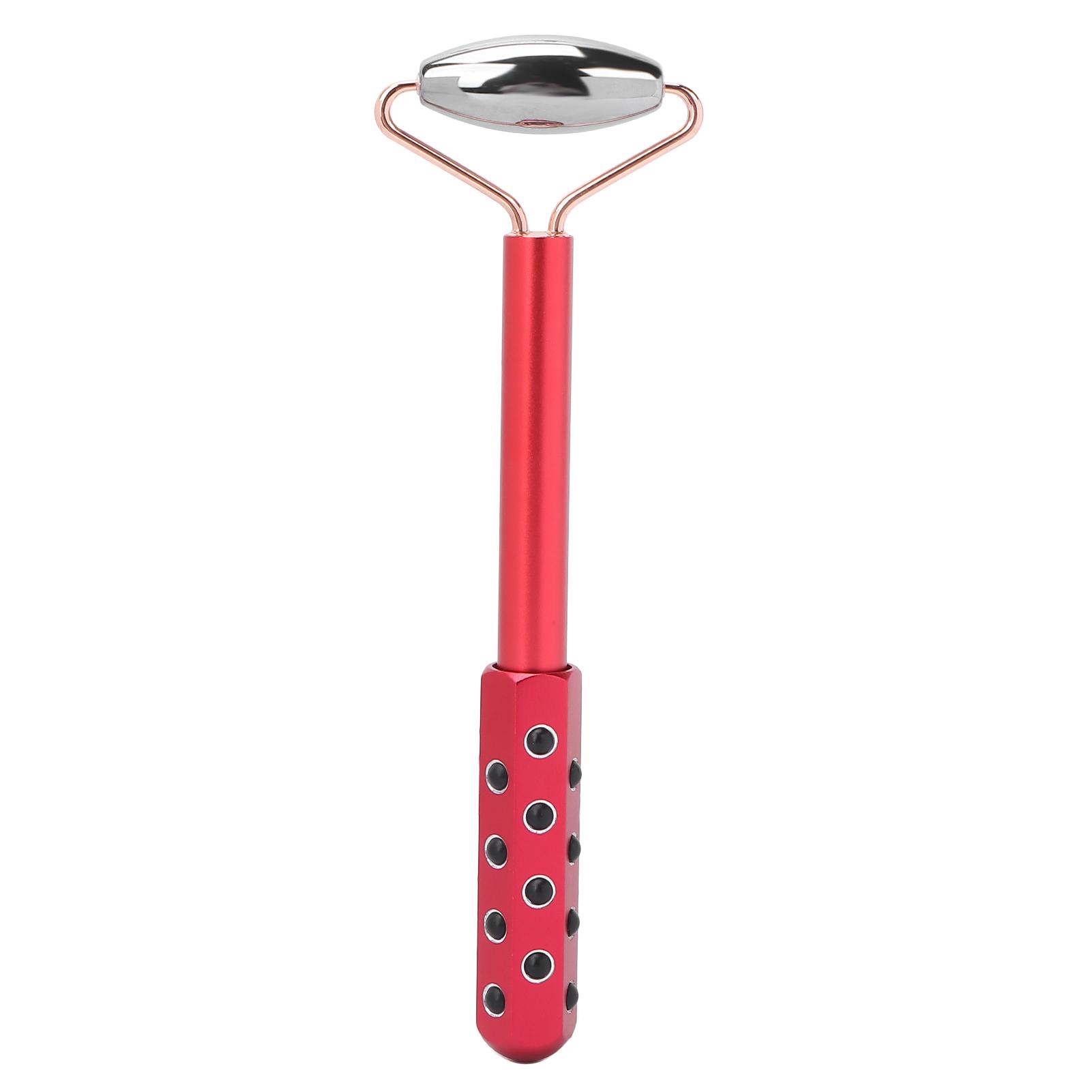 

Германиевые гранулы, косметический роликовый массажер для лица, Терагерцовый камень, массажный инструмент для лица Red