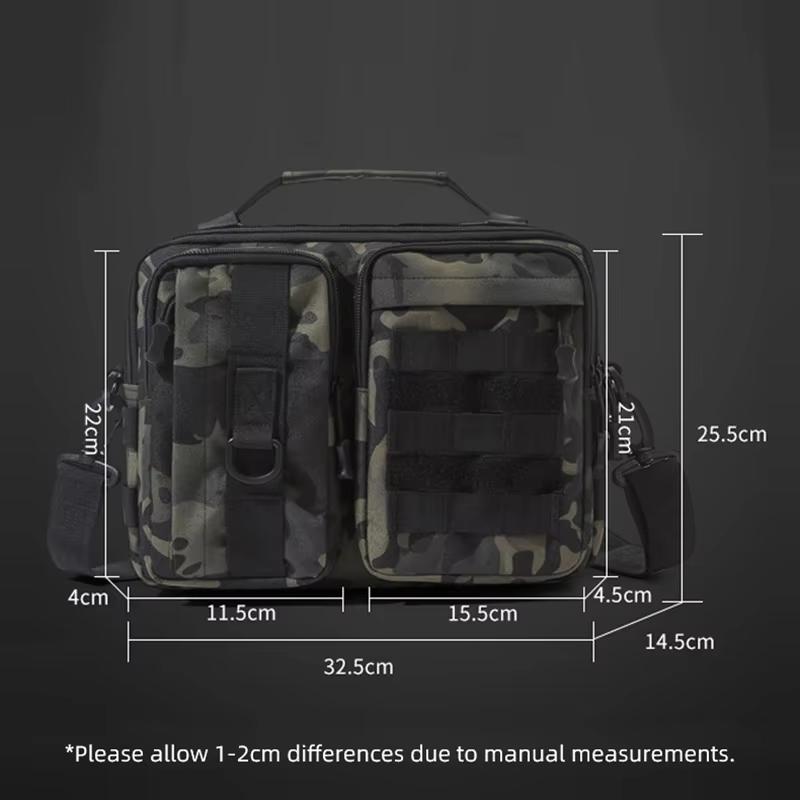 Trekking Handbags Shoulder Bag Camping for Man Hiking Travel Climbing Fishing Sling Crossbody Outdoor Weekend Molle Bag