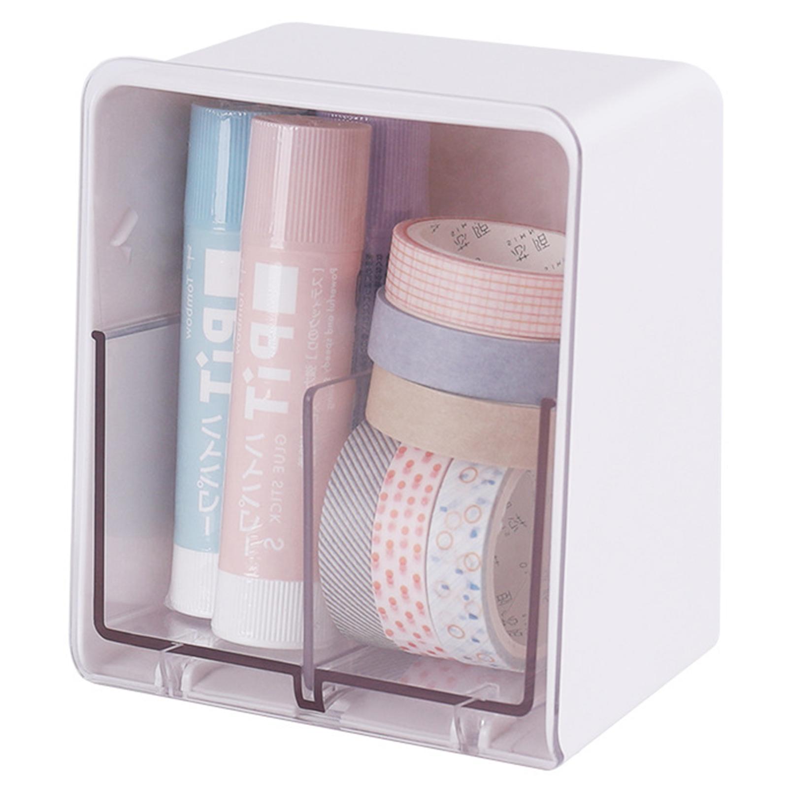 ZY-HZ006 Clear Design ABS Dust-proof Cotton Swab Beauty Sponge Storage Box A