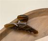 MOYAN ACC Large Acetate Amber Claw Clip Maillard Elegant French Handmade Woodland Hair Shark Clip For Women Back Of Head