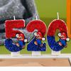 Super Mario Number Candles 0-9 - Birthday Cake Decoration, Party Supplies, Kids Gift (Perfect for Cake Decorating)