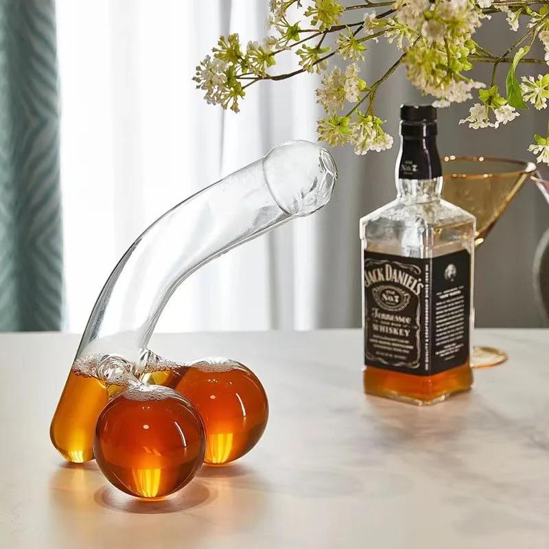 Decantor distractiv Pahar de whisky Unic Amuzant înalt borosilicat Creativ Yamagata ceașcă Decantor japonez de cafea pentru articole de vin pentru mese