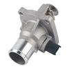 Aftermarket Engine Coolant Thermostat Housing, Control Engine Temperature, Fit for Aveo   G3, Plastic Metal Material, 96984104 OEM, sy Install, Gr