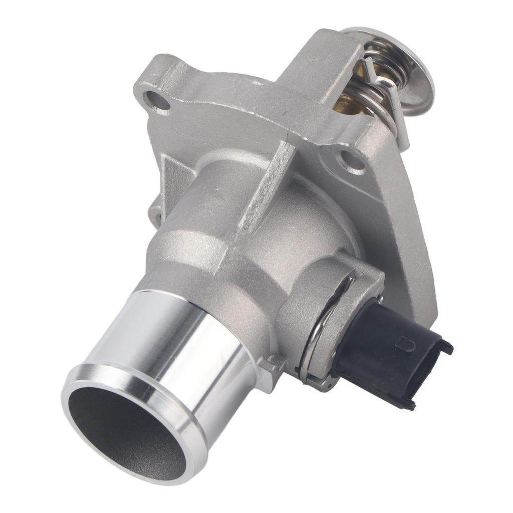 Aftermarket Engine Coolant Thermostat Housing, Control Engine Temperature, Fit for Aveo G3, Plastic Metal Material, 96984104 OEM, sy Install, Gr