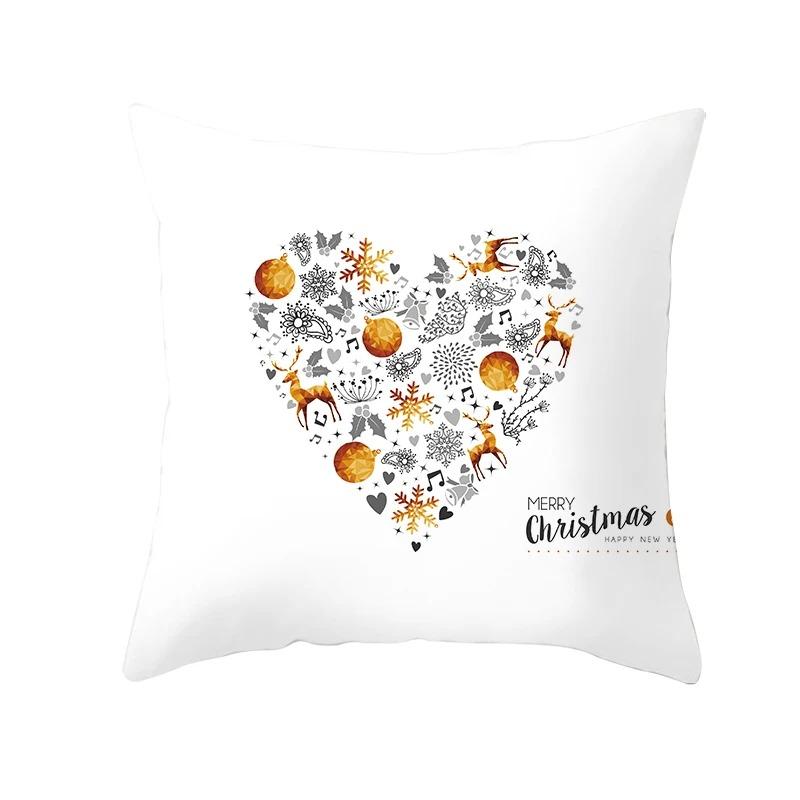 Christmas Themed Pillowcases Car Accessories Office Santa Claus Living Room Sofa Home Pillowcases