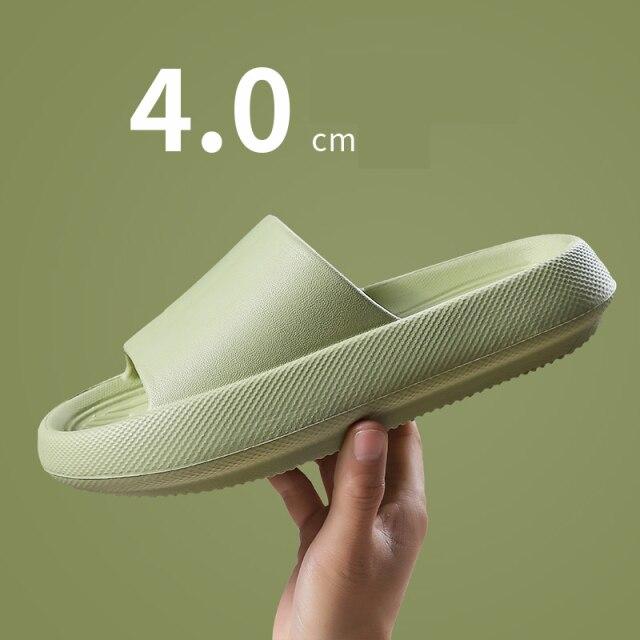 New Women Bathroom Indoor Slippers Unisex Men Slippers Beach Sandals Flip Flops EVA Soft Flat Shoes Female Platform Slippers