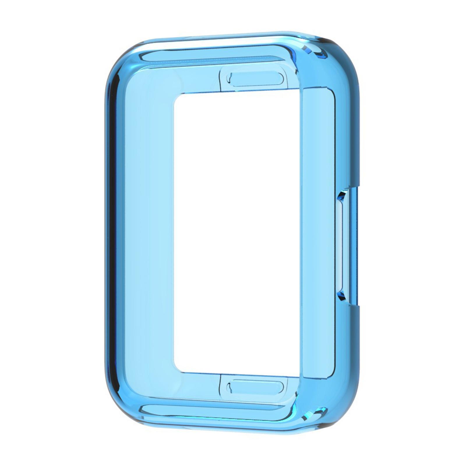 Simple Install Protective Case Comprehensive Protections Slim Protective Case Fashionable Case for Your Fit 3 Watch синий