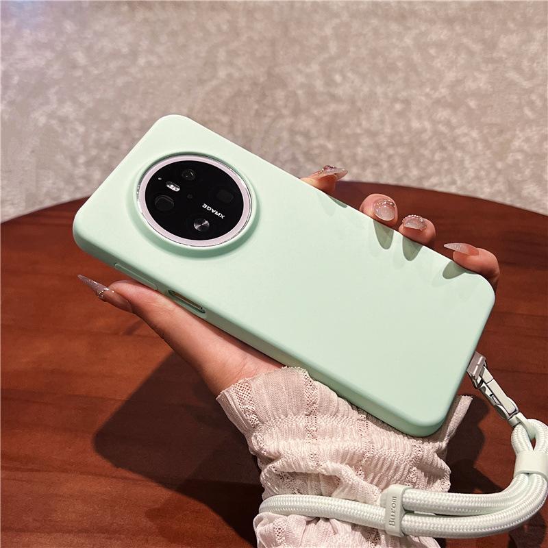 Applicable To Huawei Mate11 Mobile Phone Case, New Pro + High-grade Liquid Silicone Strap, Wristband, Lanyard, Anti-drop  Cover.