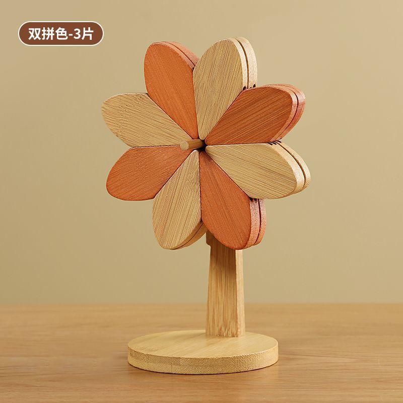 

Household dining table ornament premium sense coaster pot mat
