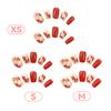 30Pcs Full Coverage Nail Fake Nail Patches Nail Manicure Patch French Nail Art Sticker Diy Nail Art Ornament