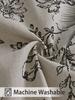 1pc Small Window Curtains for Bedroom Short Curtain for Bathroom Living Room, Peony Print Through Rod Blackout Curtains (95%)
