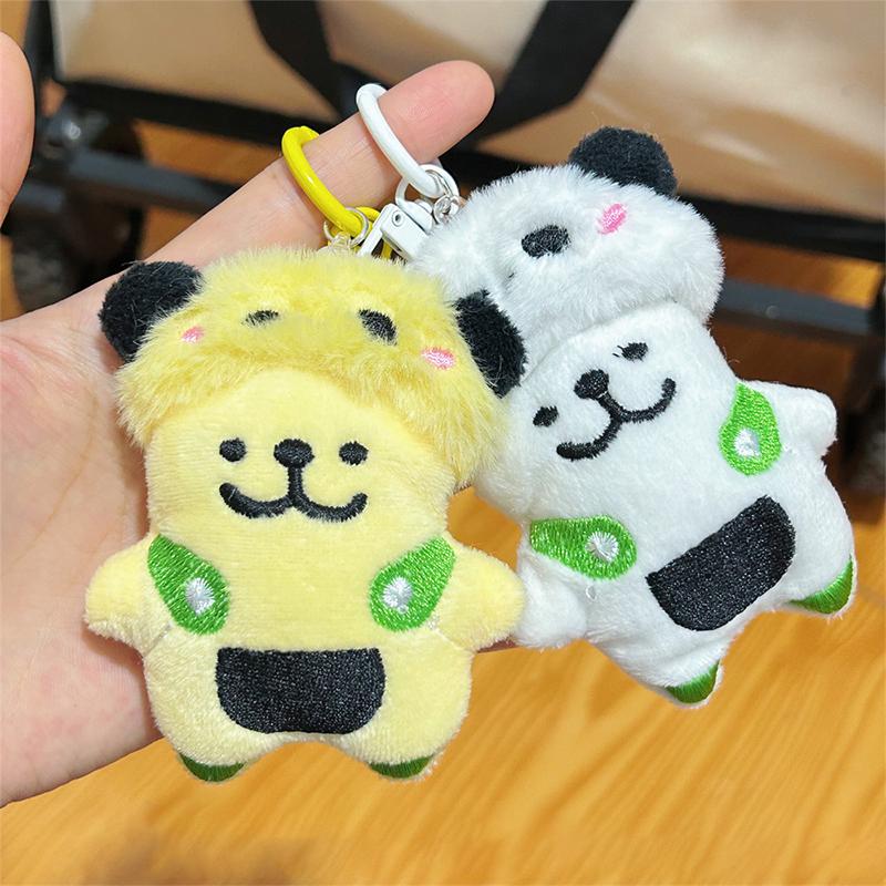 

Cute Cartoon Plush Doll Toy Panda Line Dog Keychain Stuffed Animal Pendant Backpack Bag Decoration