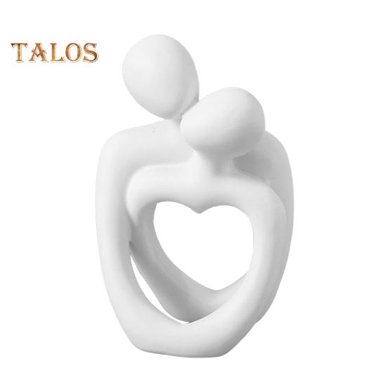 

Скульптура пары, минималистская статуя обнимающихся влюбленных из смолы, настольная абстрактная статуэтка пары для домашнего декора, подарка на годовщину ко Дню святого Валентина белый