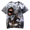 Kids Horror Siren Head 3D Printed T Shirt Toddler Cartoon T-Shirt Boys Girls Teens Anime Tee Tops Summer 4-20Y Children Clothes