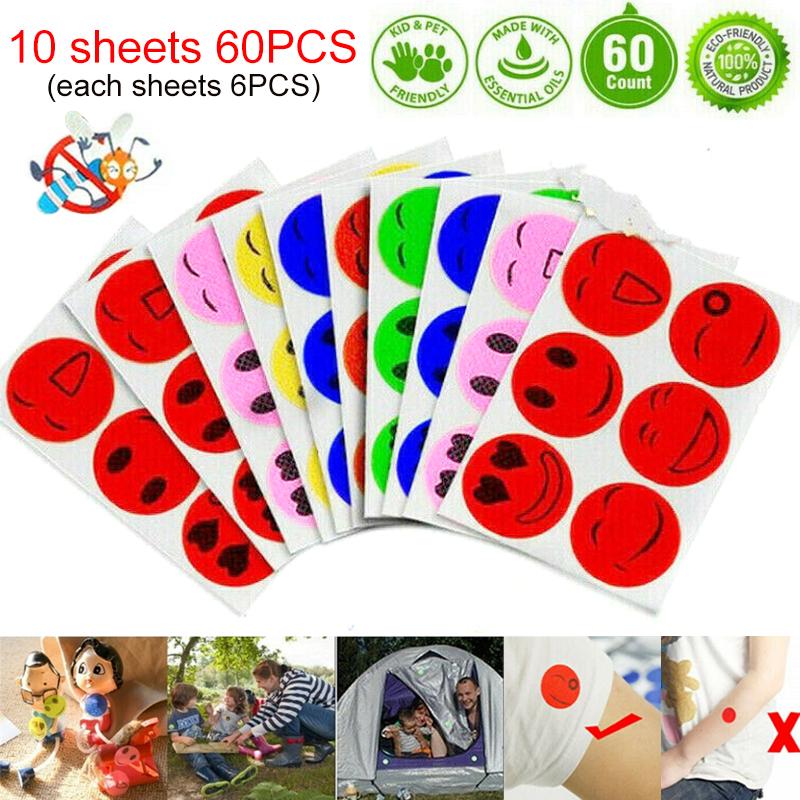Buy Mayitr 10 Sheets Smiley Mosquito Repellent Stickers Nontoxic Patch