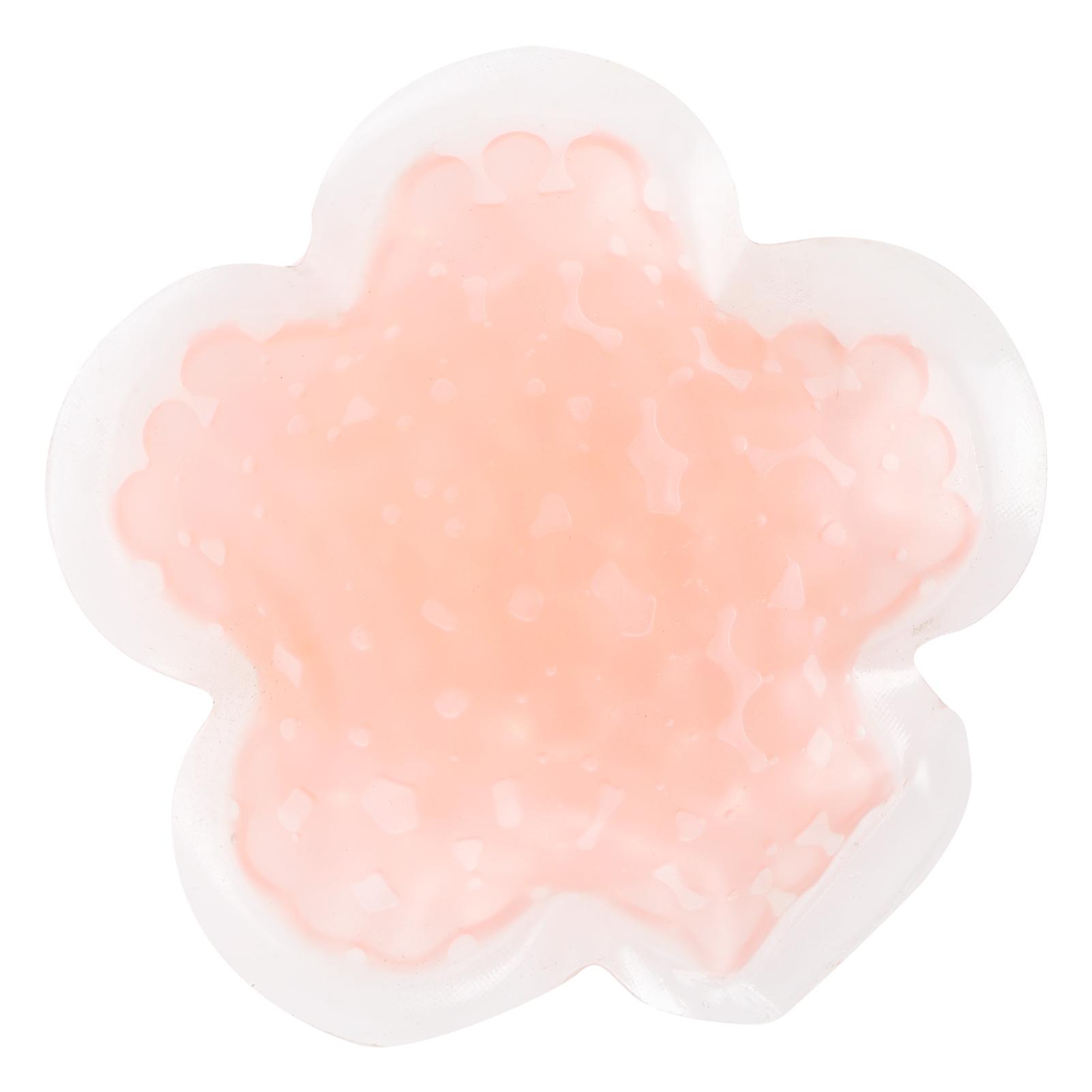 

Горячий холодный компресс в форме цветка со льдом, портативный косметический гелевый пакет с шариками для облегчения боли Pink S