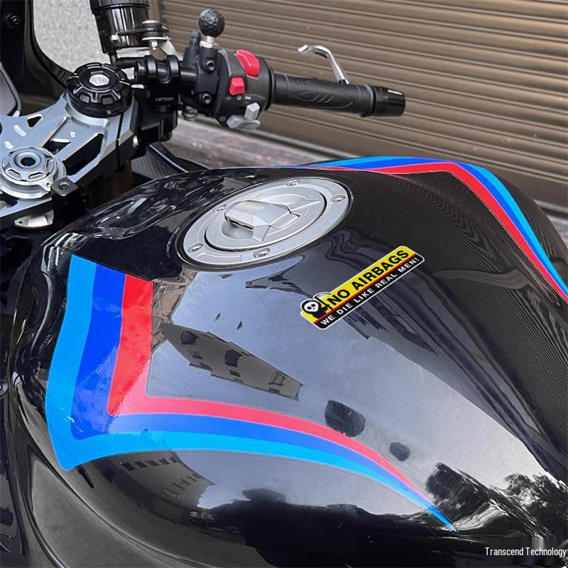 Funny Reflective Death God No Airbag Sticker for Motorcycles and Cars