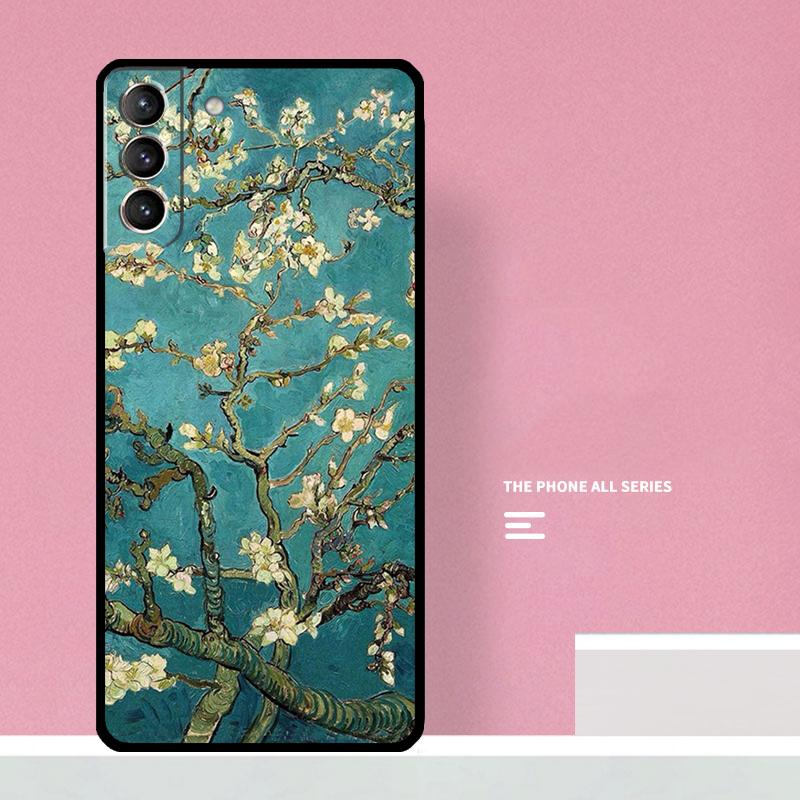 

Чехол для телефона «Цветущий миндаль» для Samsung Galaxy S25 S26 Ultra S20 S21 S22 S23 S24 S10 Plus S25 FE Cover Coque Galaxy S20 Plus
