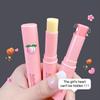 1 PC Natural Pêssego Lip Balm Hidratante de Longa Duração Mudança de Temperatura Produto de Hidratação Anti-R6X4