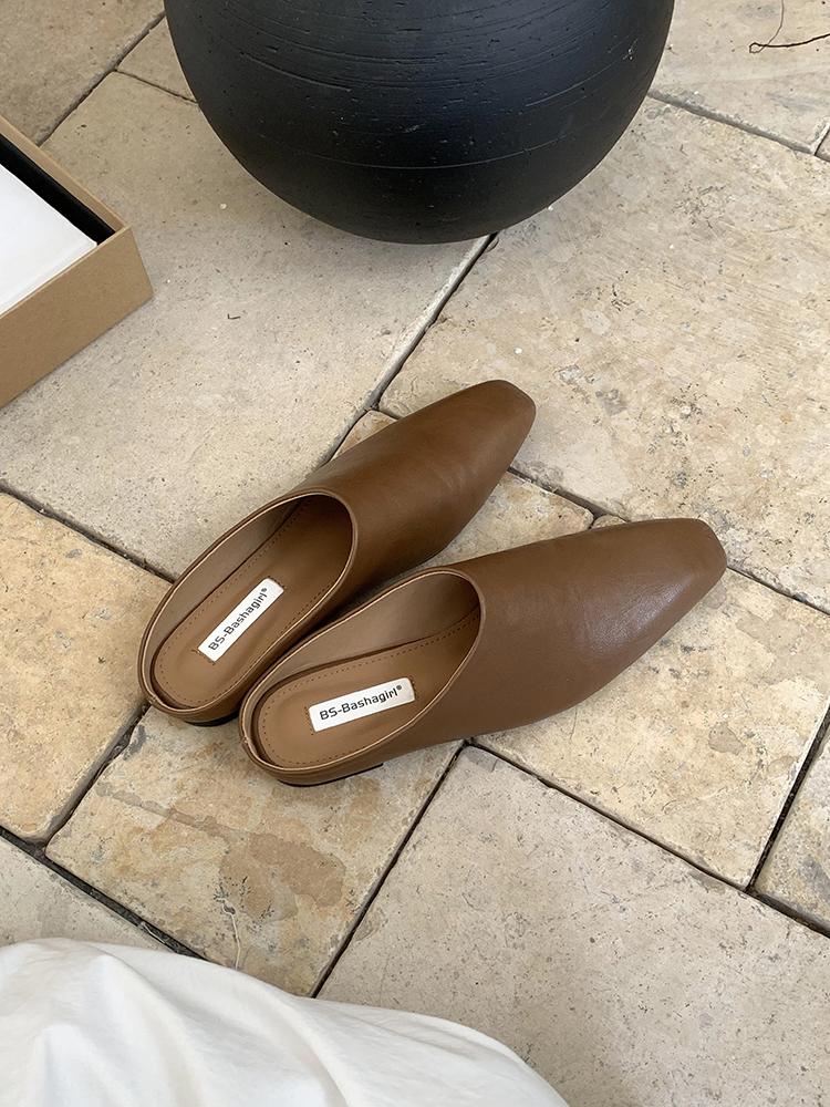 Fashion Bailamos Brand Women Slipper Ladies Sumer New Slip On Ladies Casual Mules Shoes Soft Flat Heel Outdoor Dress Sandal Shoes Mujer
