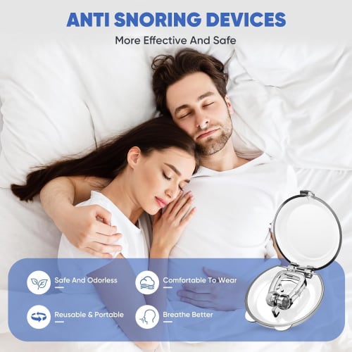 Anti-snoring device, anti-snoring aid, anti-snoring device, upgraded anti-snoring device, silica gel magnetic anti-snoring nose clamp, comfortable and