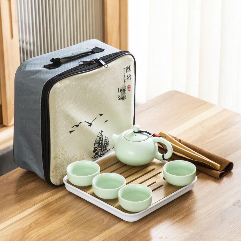 

Ceramic Travel Kung Fu Tea Set