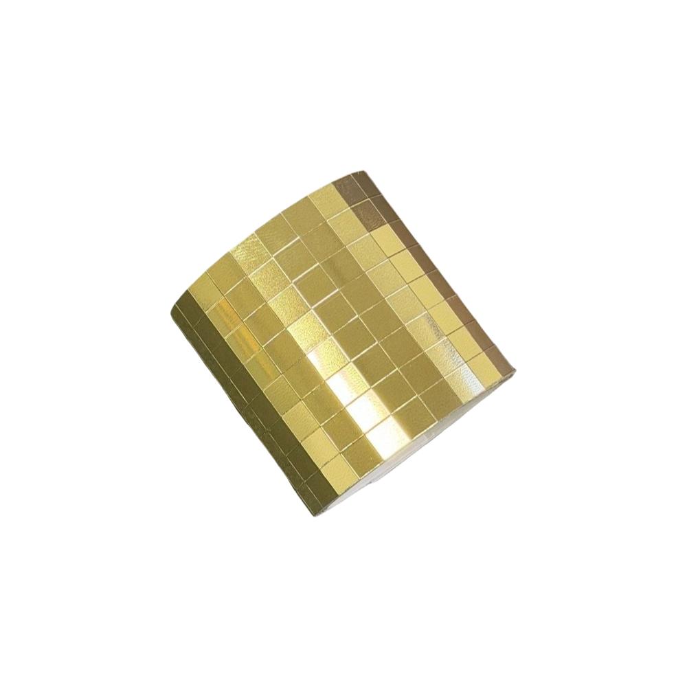 4x100cm Self Adhesive Mosaic Stickers Reflective Mirror Surface Glass Tile Strip Home Decoration