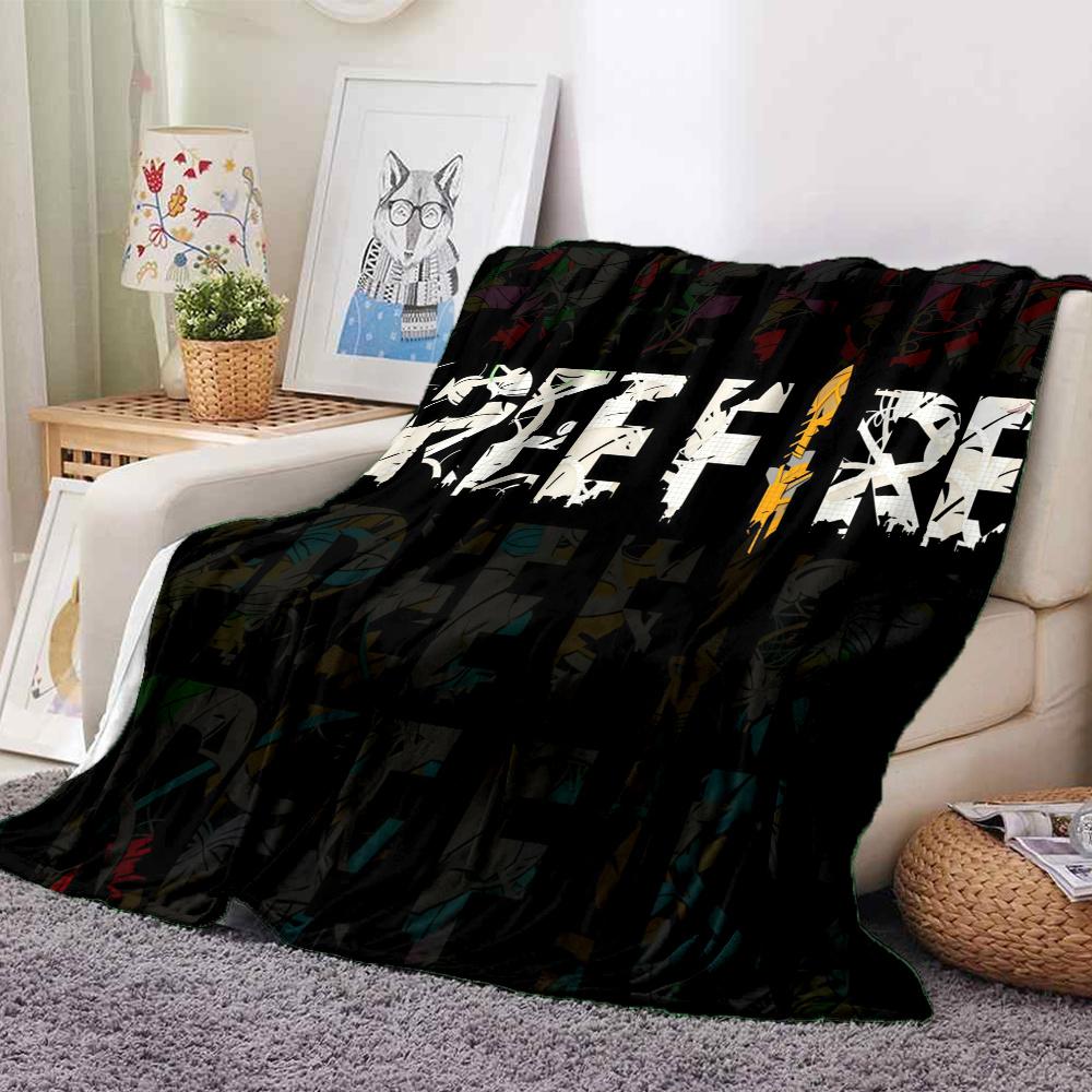 Free Fire Flannel Blanket, High quality Comfortable for All Seasons, Home Decor, Warmth and Comfort