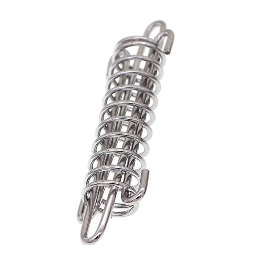 Dog Leash Metal Shock Absorbing Spring Chew Proof Dog Chain Camping Tent Spring Buckle Set Spring Porch Spring Buckle