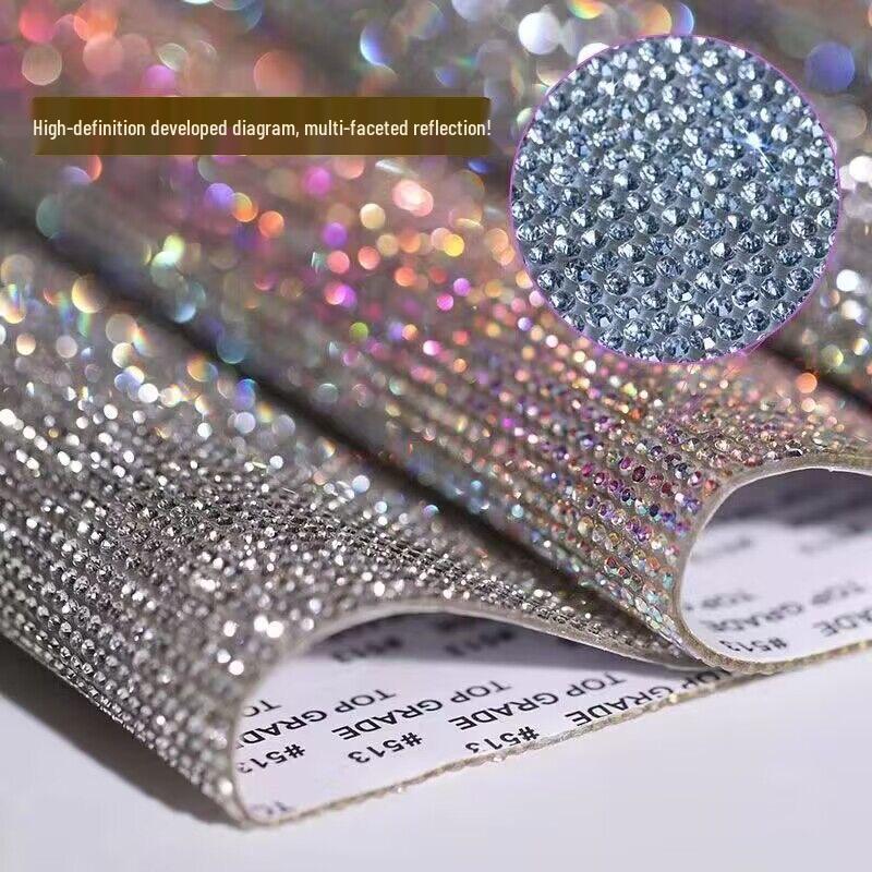 Self-Adhesive Rhinestone Glitter Stickers - Crystal DIY Accessories
