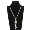 Geometric Pearl And Crystal Necklace For Women And Men Fashion Jewelry
