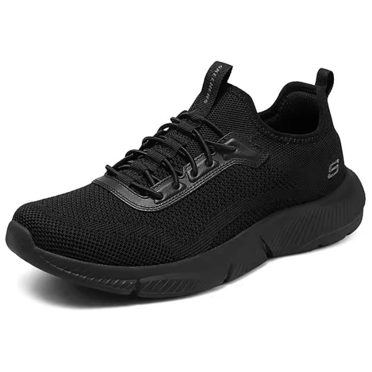 Skechers Mens Usa Street Wear Low Top Casual Running Shoes Men sneakers Black 210964-BBK