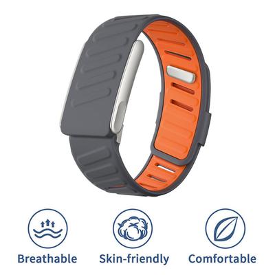 Weiches Armband Schweißfest Verstellbares Silikon Fitnessband Ersatzschlaufe Uhrenarmband für WHOOP 5.0/MG SportFlex Zubehör