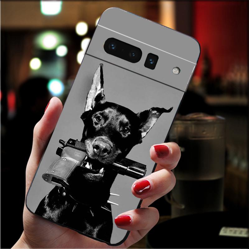 Doberman Dog Animal Phone Case For Google Pixel 10 Pro 9 Pro XL 9A 8 7 6 Pro Pixel 8A 7A 6A Pixel 8 7 6 5