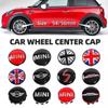 4PCS 54mm 56mm Car Wheel Center Hub Caps Cover Emblem Badge For BMW Mini Cooper One S JCW R55 R56 R57 R58 R60 F55 F56 Clubman