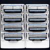 24PCS Men's Razor Blade Refills Compatible with Gillette Mach 3 - 3 Layer Nano Blades, Front Hinge Technology, Smooth Shaving