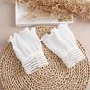 Fake Cuff Sleeve Women White Female Lace Pleated Flare Sleeve Detachable False Cuffs Ruffles Wristband Decorative Accessory