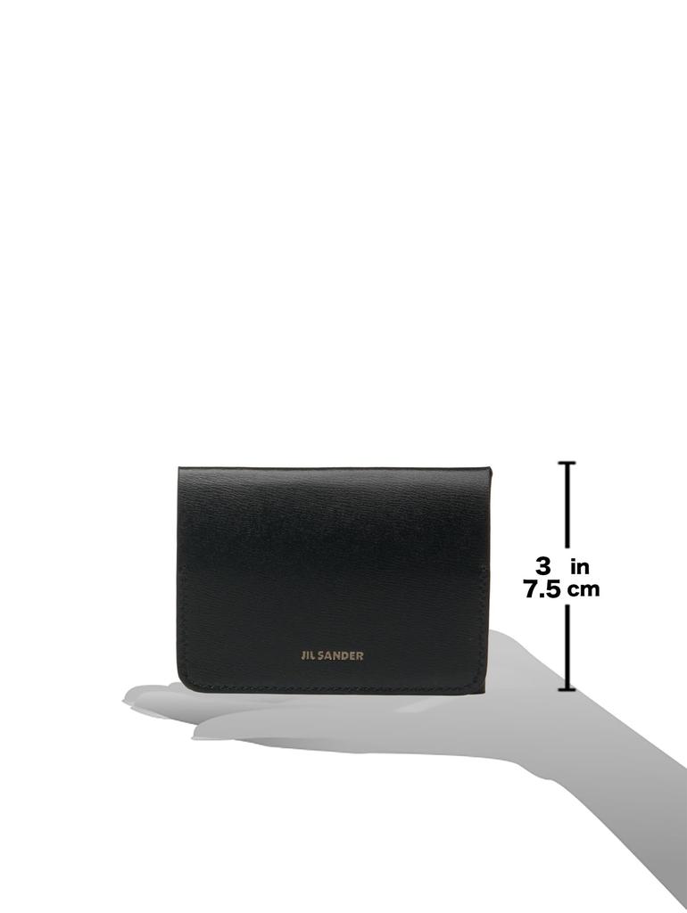 Jil Sander Men's Card Case J25UI0007P6487, Black [Parallel Import]