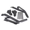 A set Black Plastic Motorcycle Frame Guard Protector Frame Cover Guard Parts For Tiger 800 XC XCX XCA XR XRX XRT